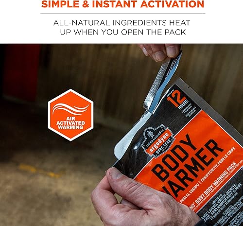 Miniatura 4 de Ergodyne N-Ferno 6994 - Paquete surtido de calentadores de manos y pies, desechables, hasta 12 horas de calentamiento, incluye 3 pares de dedos, 5