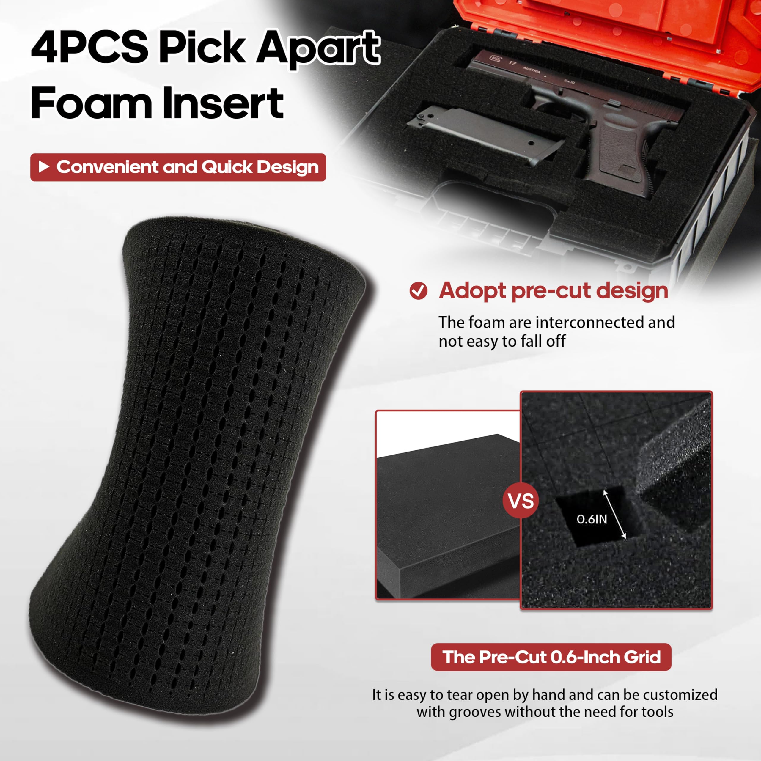 Foam Inserts for Tools & Electronics - YIYITOOLS -3