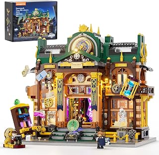 Lumibricks Steampunk Time-Rift Library Lighting Building-Bricks Set, 3187 Pcs Modular Building from Chrono Custodians Collection Display Set for Adults and Steampunk Lovers