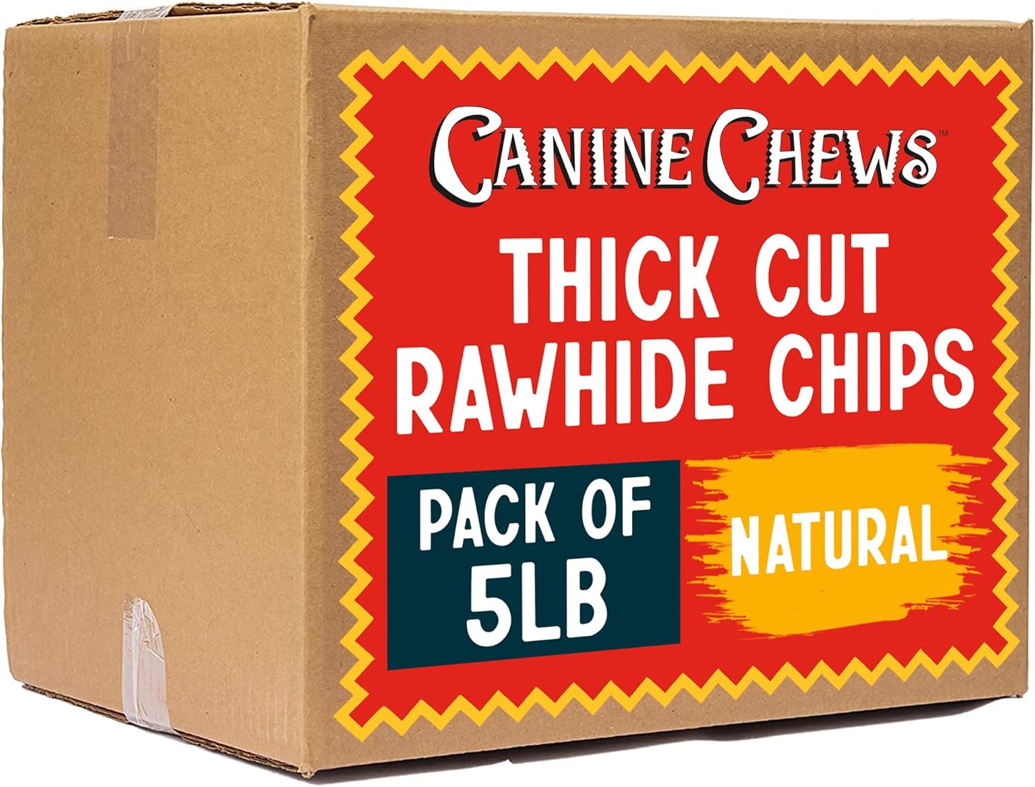 Canine Chews Prime Thick Chips Dog Chew Toy Treats Long