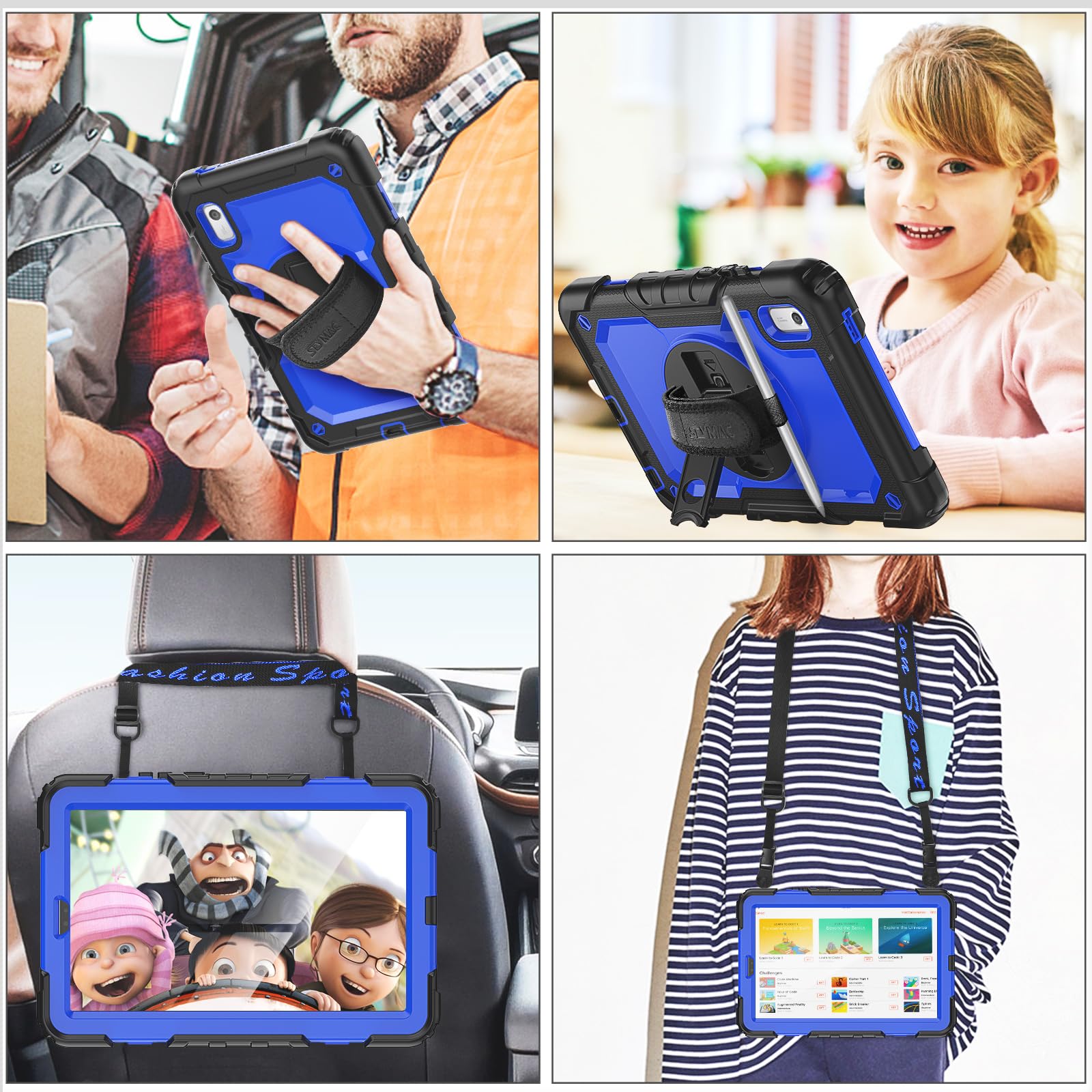 SEYMAC Case For Lenovo Tab M9 2023 With Screen Protector - View #2
