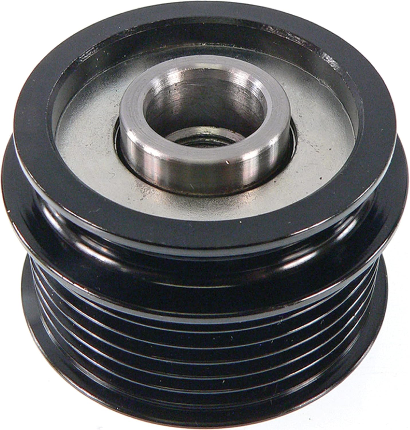 Pulley Compatible with/Replacement for Audi & Bosch Alternators; OD: 61mm, ID: 17mm, 6 Groove 206-24037
