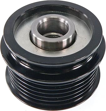 Pulley Compatible with/Replacement for Audi & Bosch Alternators; OD: 61mm, ID: 17mm, 6 Groove 206-24037