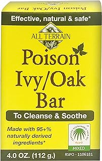 All Terrain Natural Poison Ivy Oak Relief, To Cleanse & Soothe Itchy & Irritated Skin