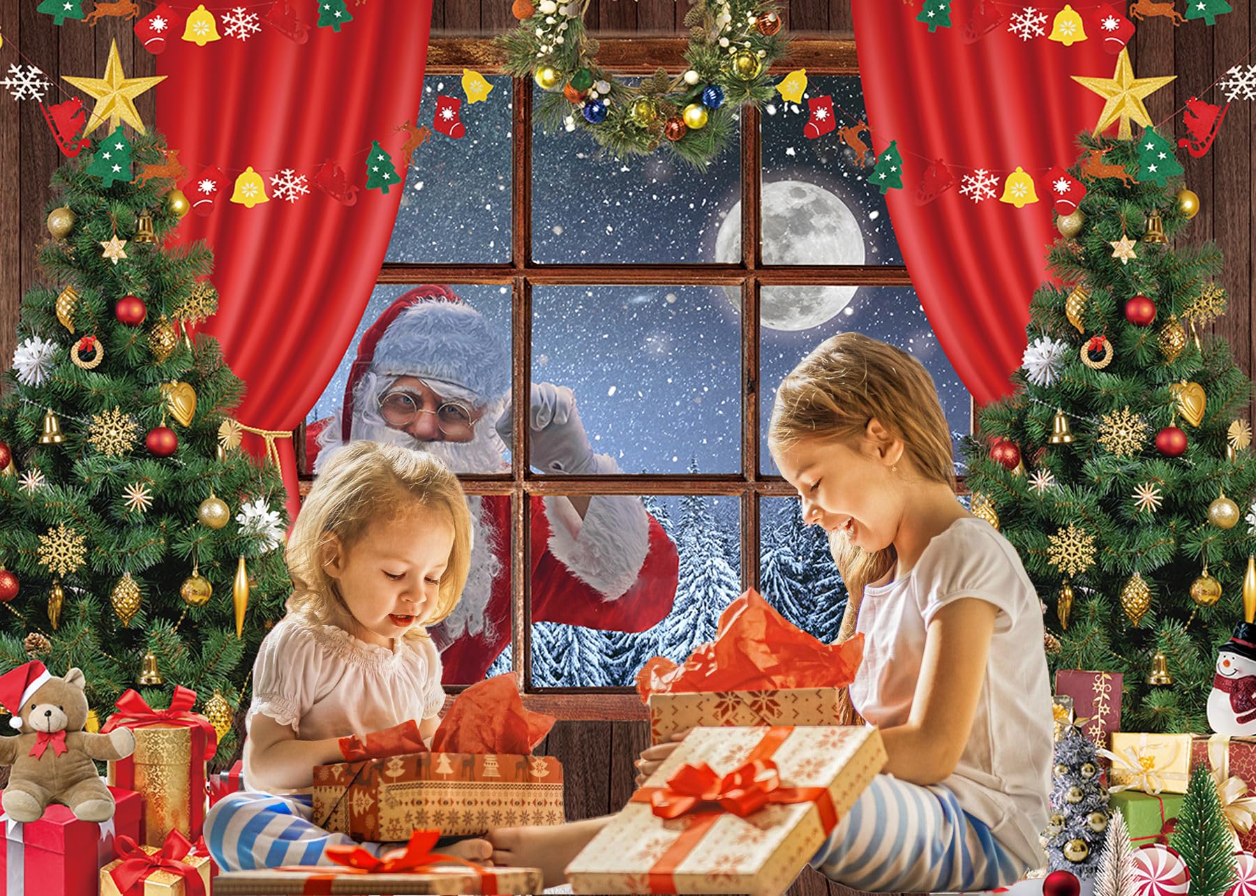 Fotografia Di Ritratto Di Natale Ritratto Di Babbo Natale Felice Del