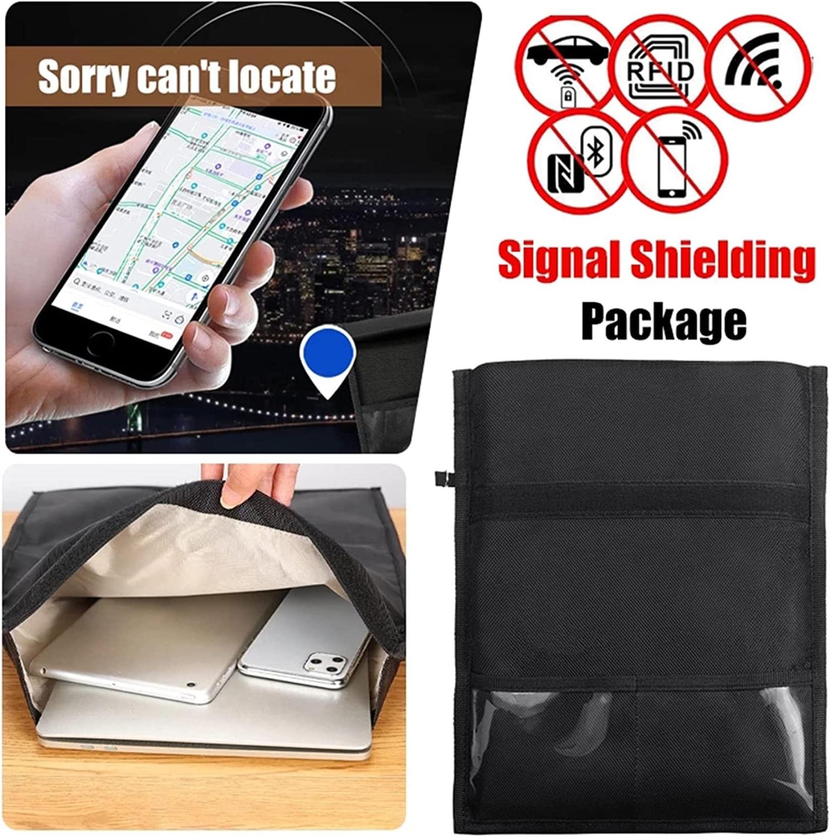 klatka Faradaya, Etui na kluczyki samochodowe z GPS i RFID, antykradzieżowe, antyradiacyjne, antyhakerskie, szpiegujące, do notebooków telefonów komórkowych(25x28cm)