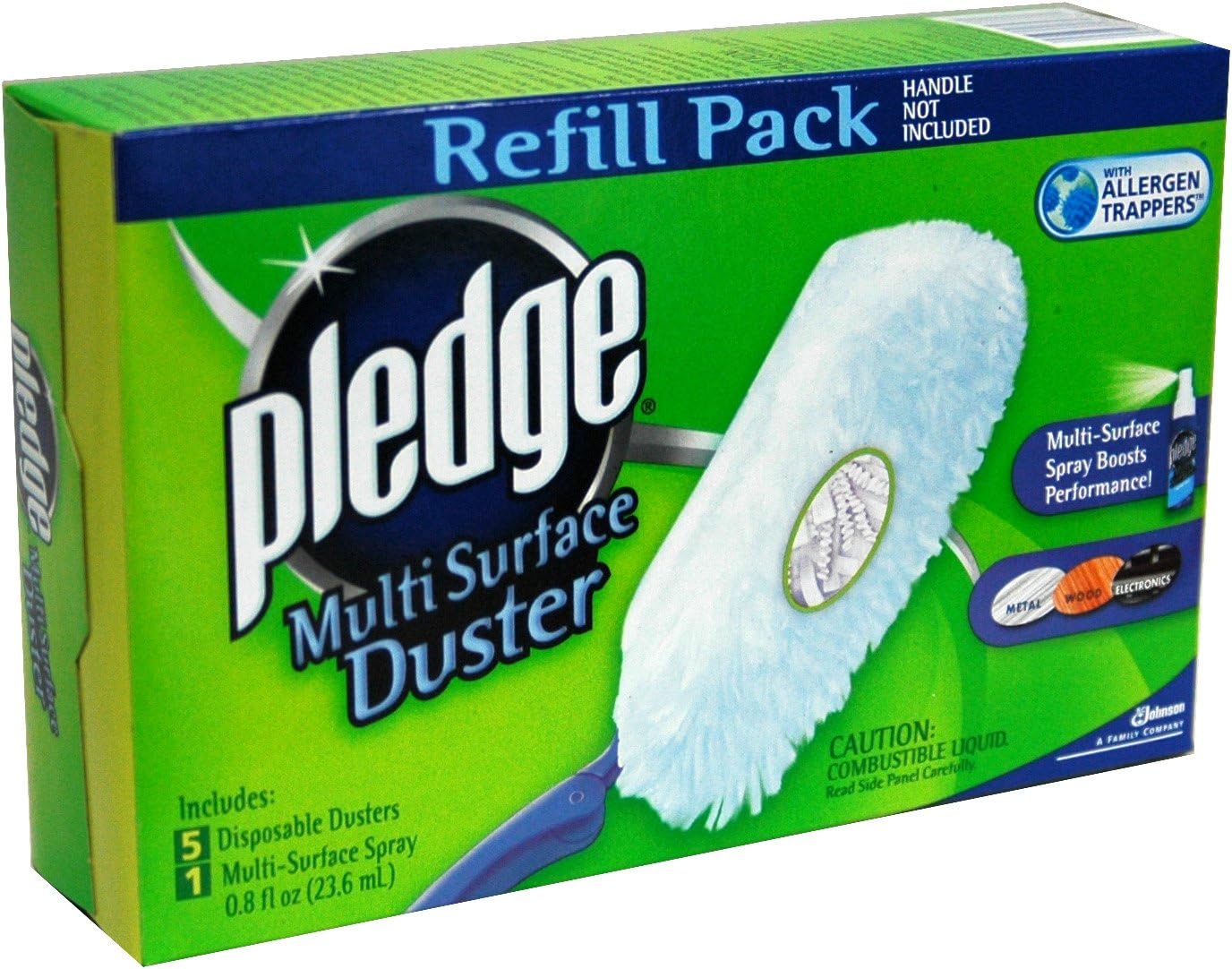 SC Johnson Pledge Multi Surface Duster Refill 5 Disposable Dusters and