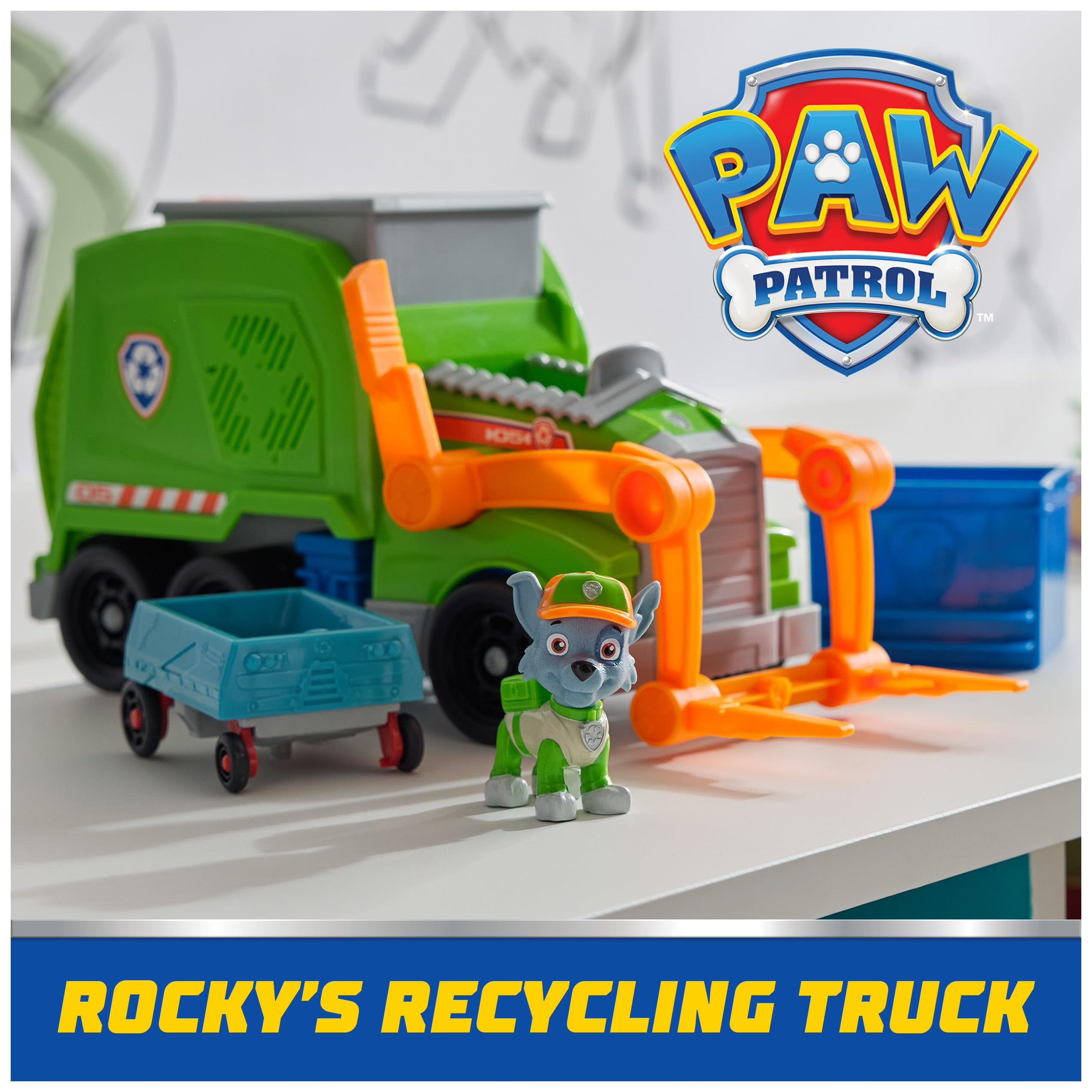 Paw Patrol Toy Vehicle Sustnbl Rocky Dlx Vhcl