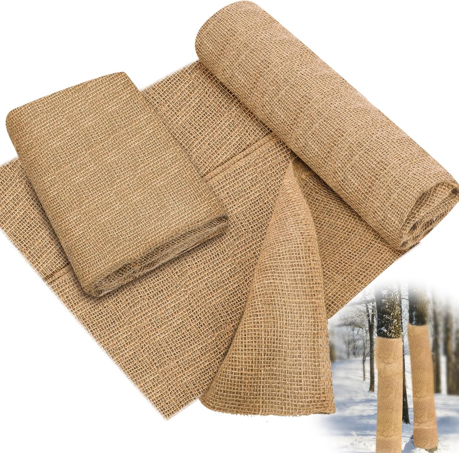 Amazon com : Buryeah Winter Burlap Fabric Roll Burlap Garden Fabric Amazon com : Buryeah Winter Burlap Fabric Roll Burlap Garden Fabric