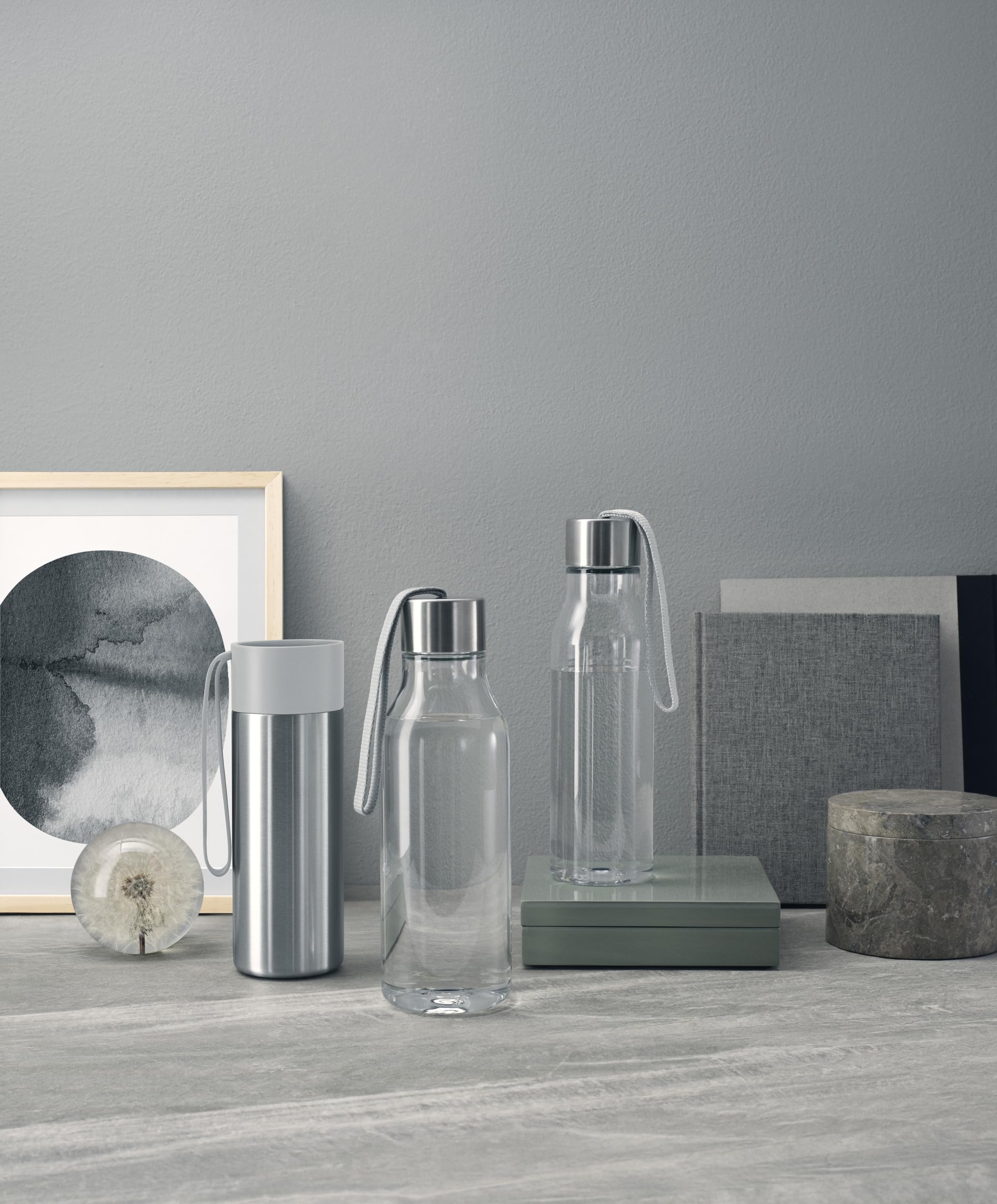 EVA SOLO | Kubek Togo 30 ml | kubek termiczny z podwójnymi ściankami | duński design, funkcjonalność i jakość | szary marmurowy