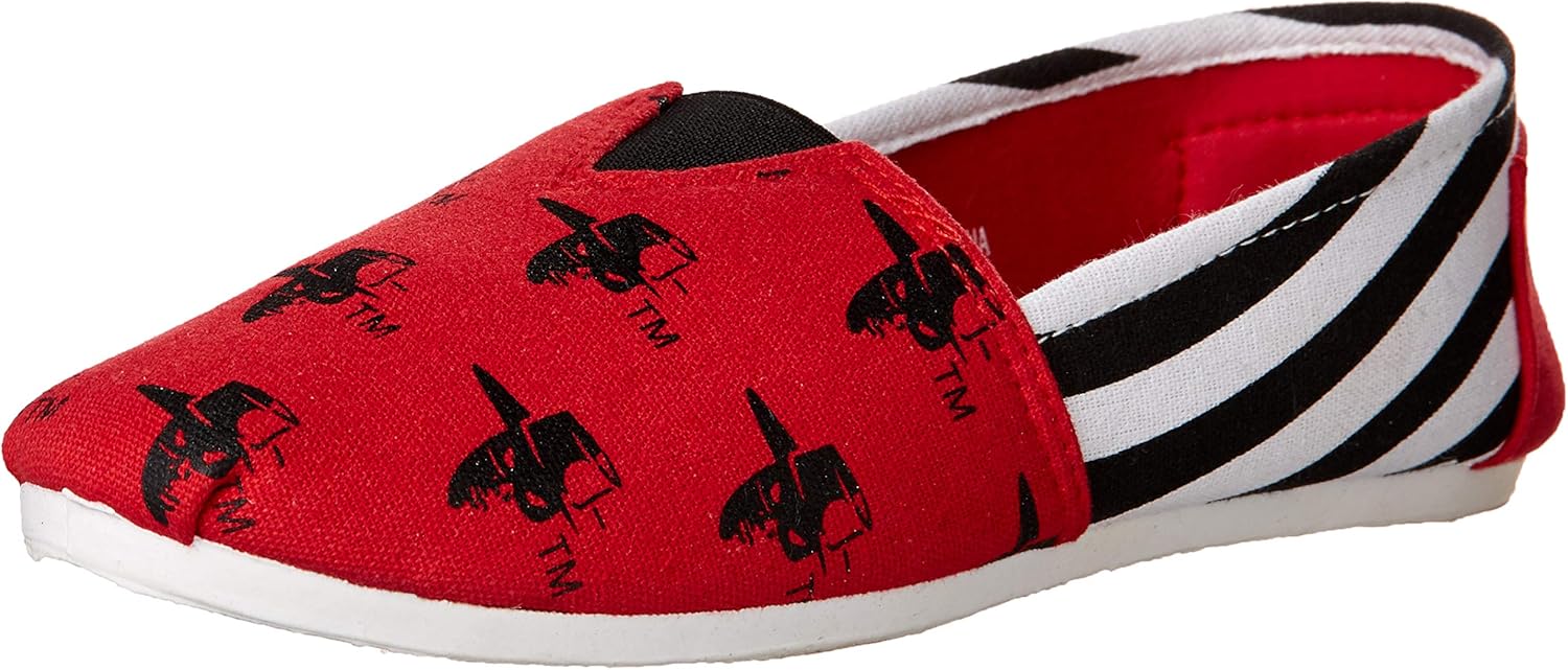 FOCO Texas Tech Red Raiders NCAA Womens Stripe Canvas Shoes - S