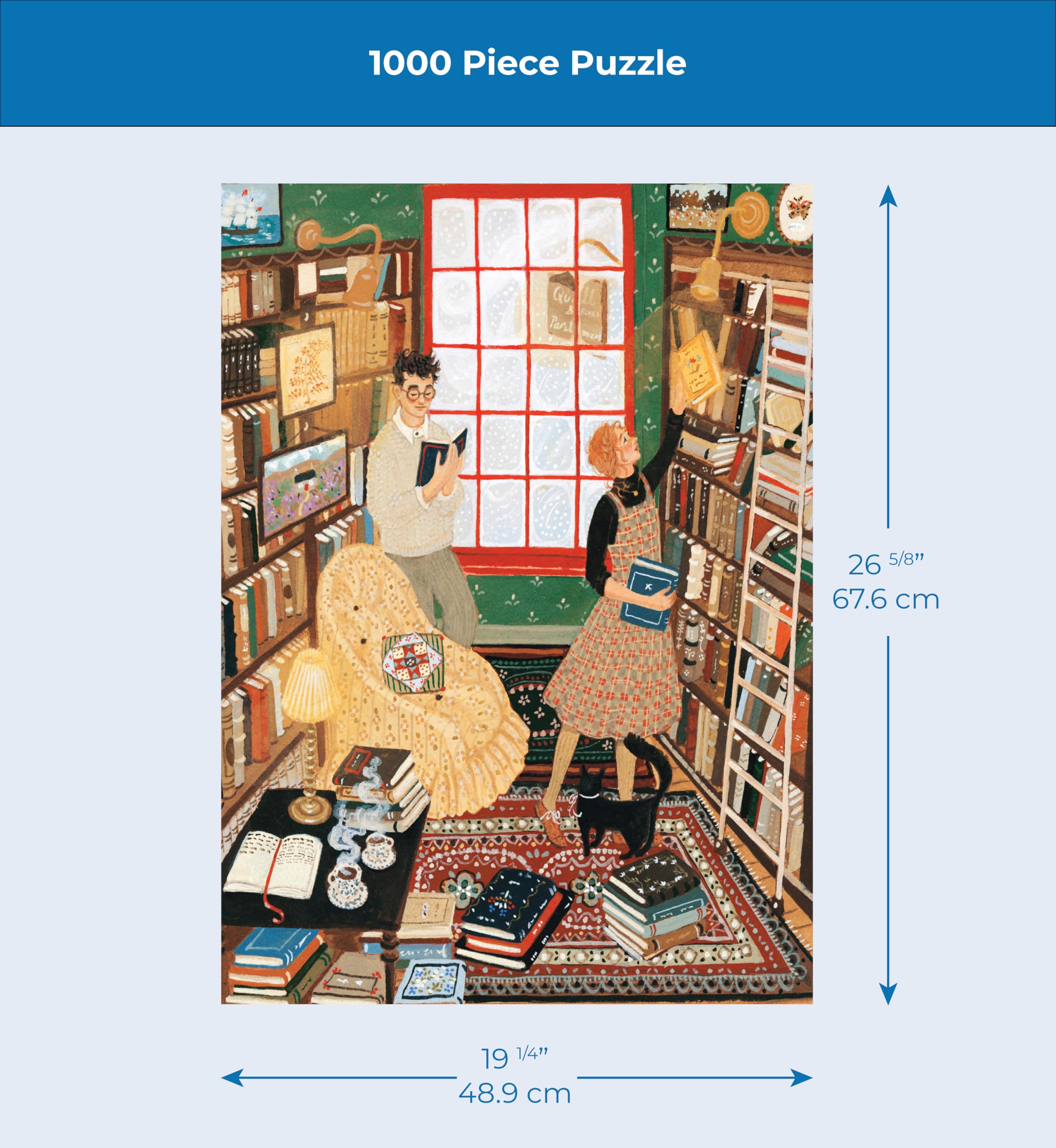 New York Puzzle Company - Loré Pemberton Quill and Parchemin - Puzzle de 1000 pièces pour Adultes par Loré Pemberton