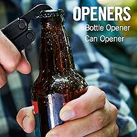 Vista 6 de LEATHERMAN, Multiherramienta Rebar con cortadores de alambre reemplazables premium y sierra, negro