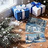 Vista 85 de Nuanchu 80 tarjetas postales de Navidad vintage de 4 x 6 pulgadas, tarjetas de felicitación de Papá Noel, tarjetas de Navidad retro, reimpresión