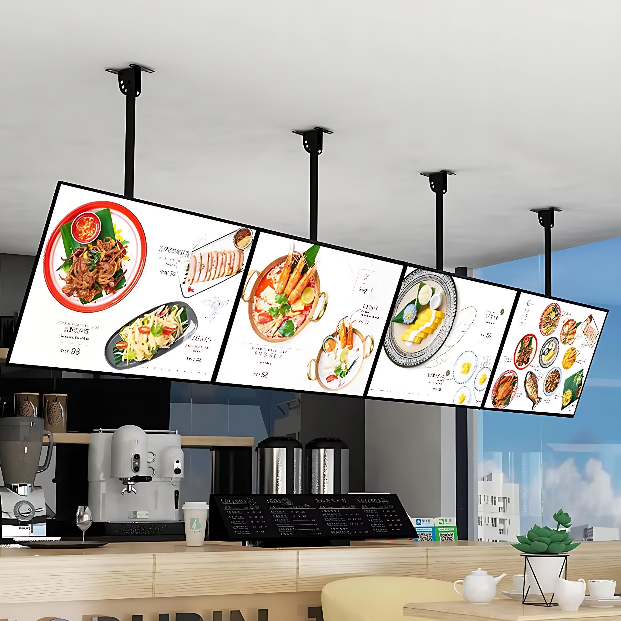Cadre d'affiche à lumière LED pour corriger les affichages sombres