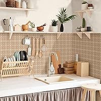 Vista 59 de Alwayspon Adhesivos de transferencia de azulejos de vinilo esmerilado para despegar y pegar, calcomanías autoadhesivas para azulejos de pared