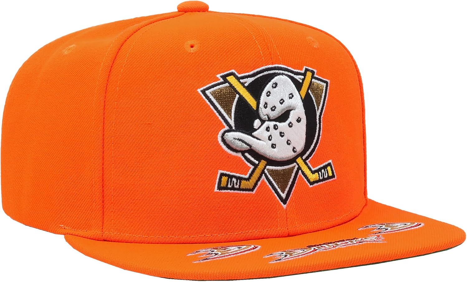 Mitchell & Ness Men's Anaheim Ducks Orange Vintage Trick Snapback Hat