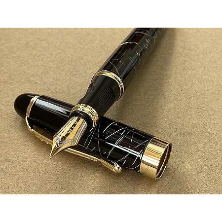 Rhapsody Jinhao x450 Vulpen 0.5mm Medium-Fine Penpunt Inktpennen (10 stuks ZWARTE Cartridges