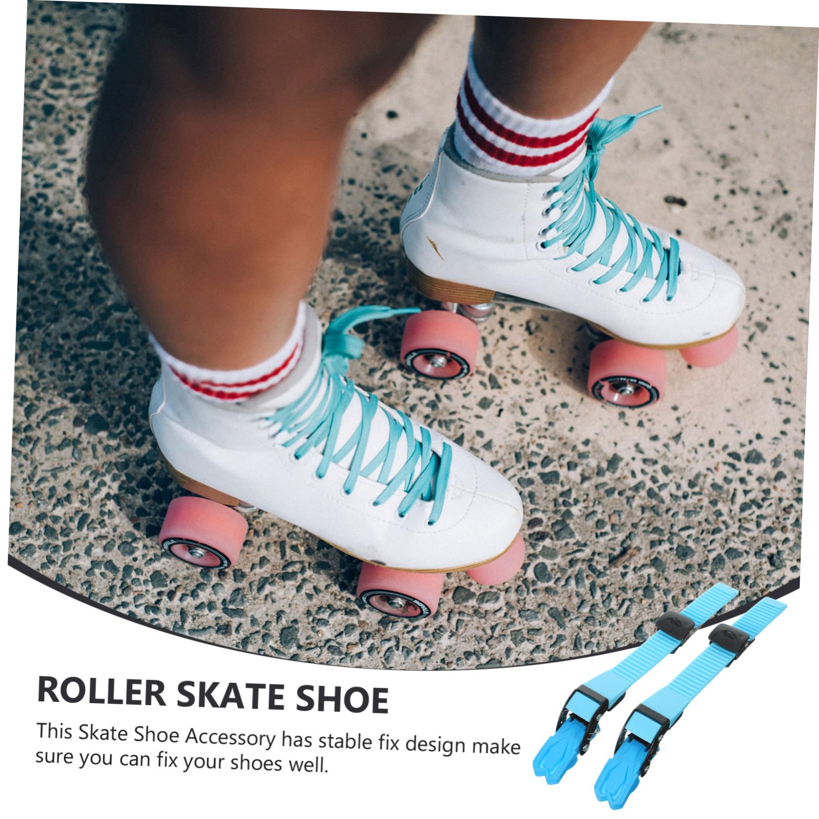 BESPORTBLE Roller Skates Parts 2pcs Skating Shoes Boots Belt Accessories for Skating Shoes Stable Fix Design