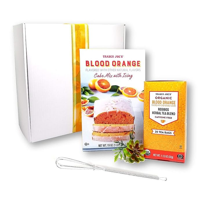 Buy Gift Set of Trader Joe's Blood Orange Cake Mix with Icing , Blood