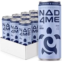 NAD4Me Cellular Energy Water, Zero Sugar, Zero Caffeine, 12 pack