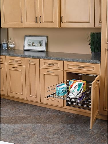 Miniatura 3 de Rev-A-Shelf - Cestas de alambre de dos niveles de 12