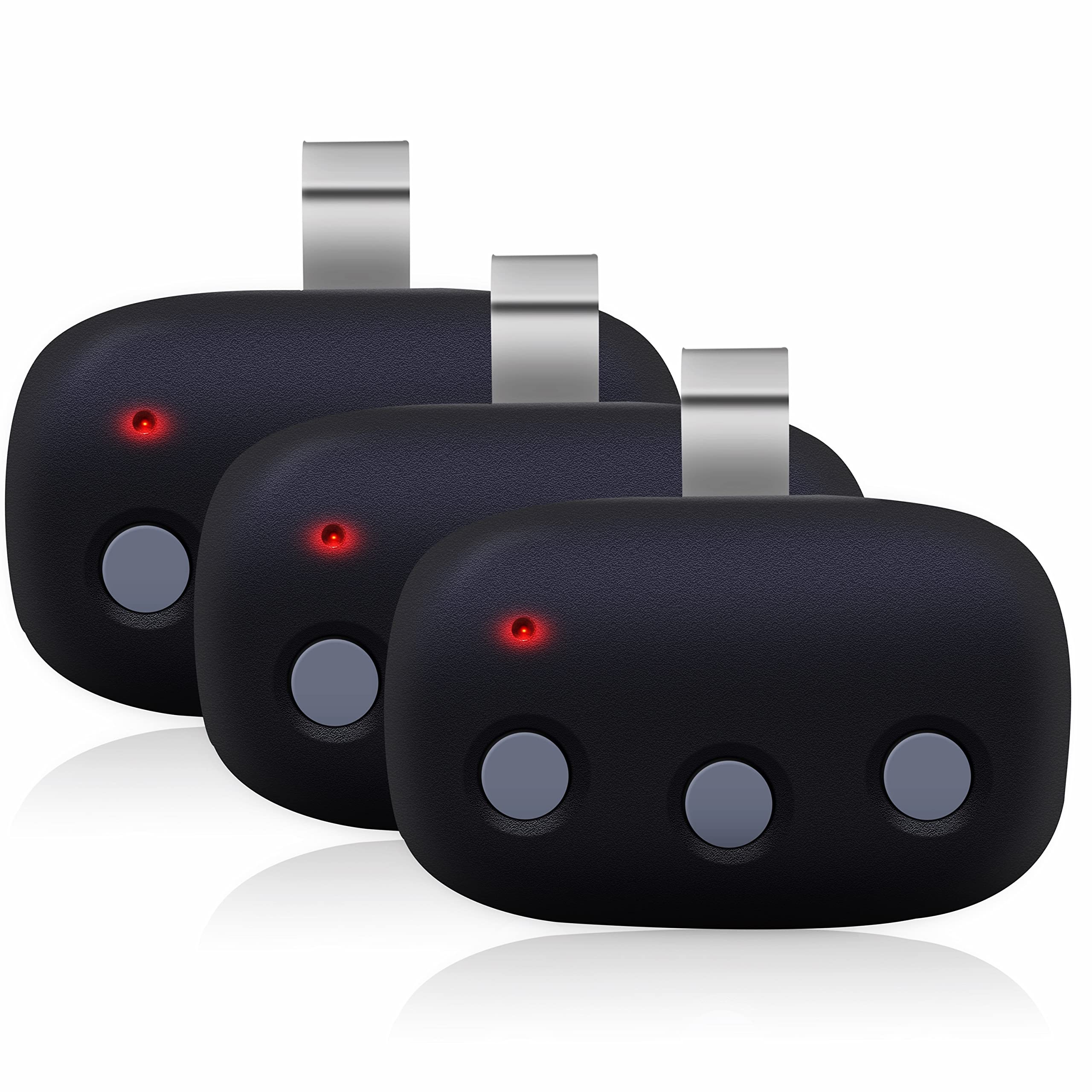 ASONPAO MCT-3 DNT00089 MCT-11 DNT00090 Megacode 318MHZ Remote for Linear LD033 LD050 LS050 Garage Door Openers(3Pack)