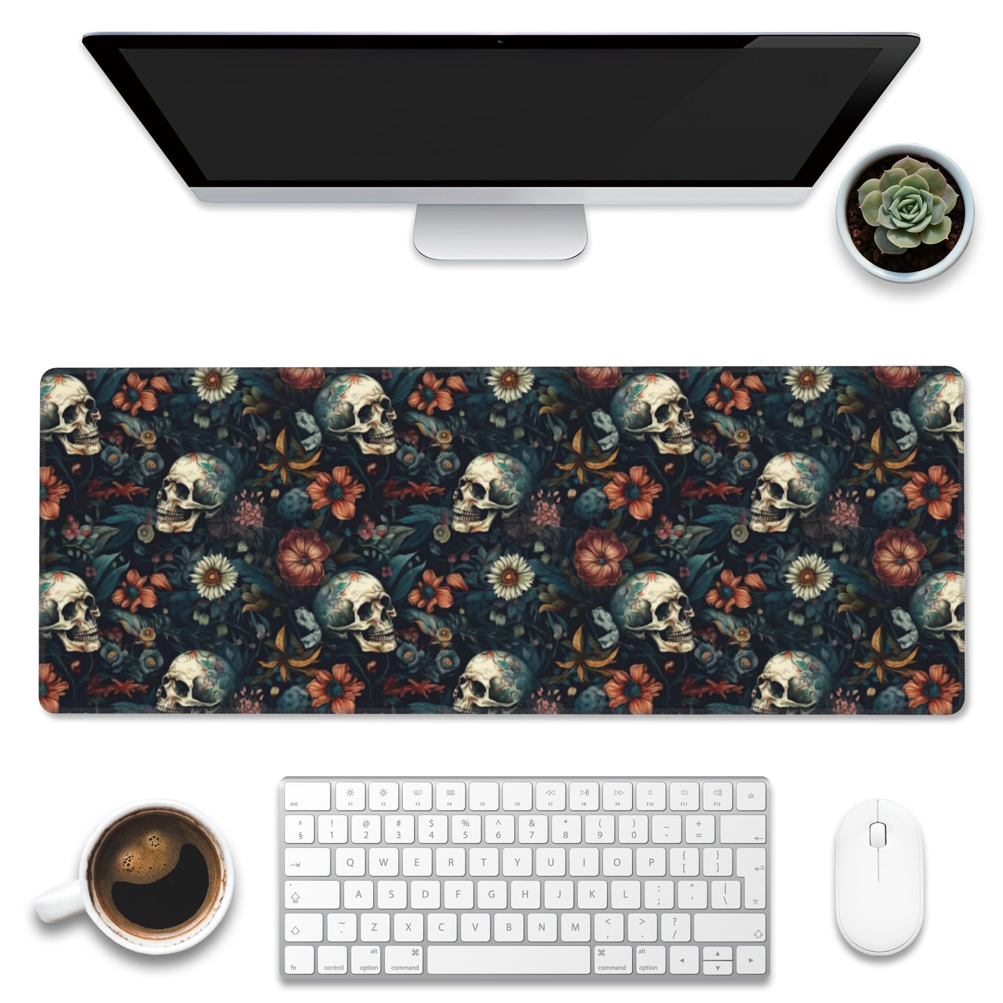 Gothic Wonders Goth Desk Mat, Gothic Mouse Pad, Big Gaming Mouse Pad Xxl, Cute Track Pad, Aesthetic Desk Pad, XL Deskmat, Oversized Deskpad