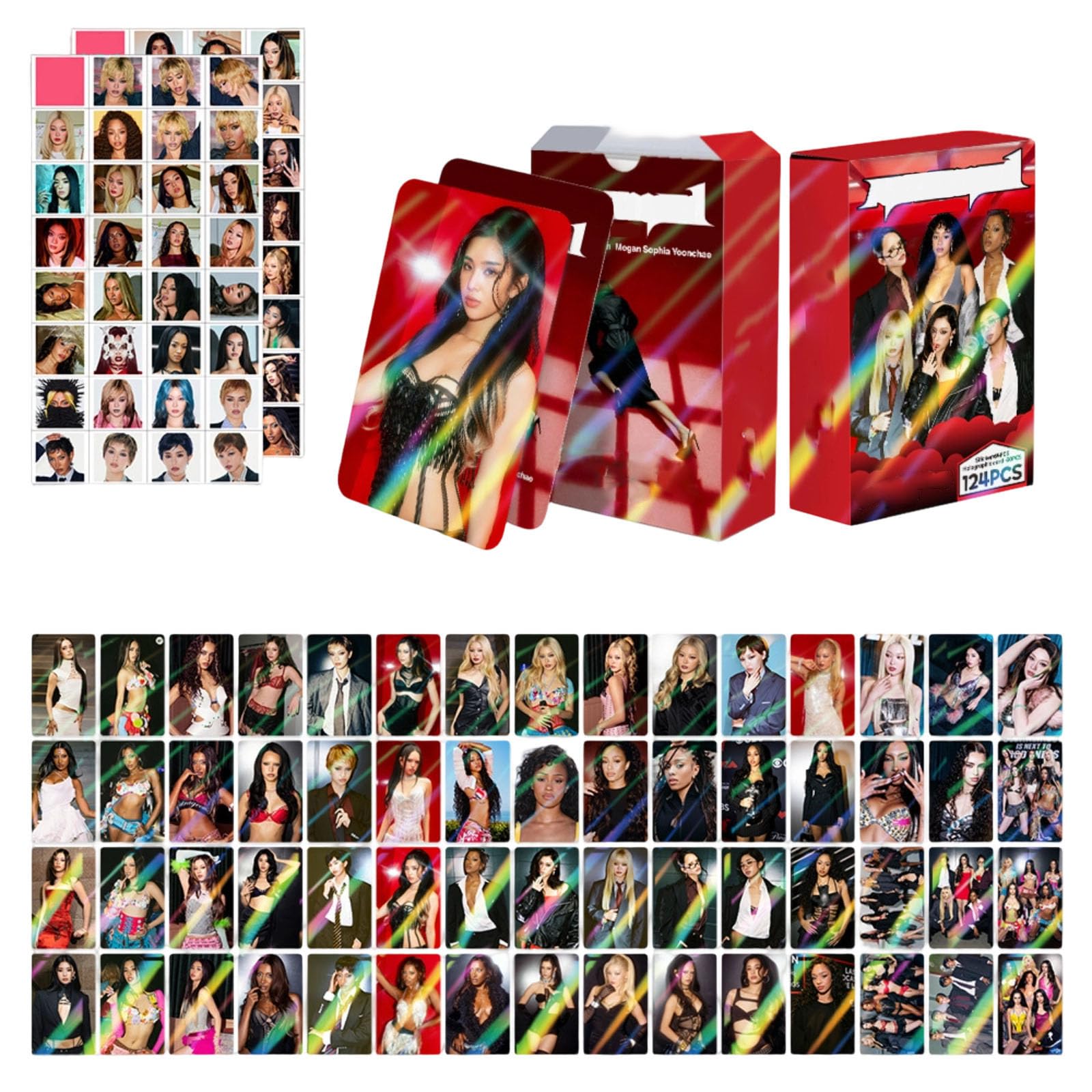Kat-Kpop Photocards Set Animal Album Lomo Cards Korean Girls Group Poster