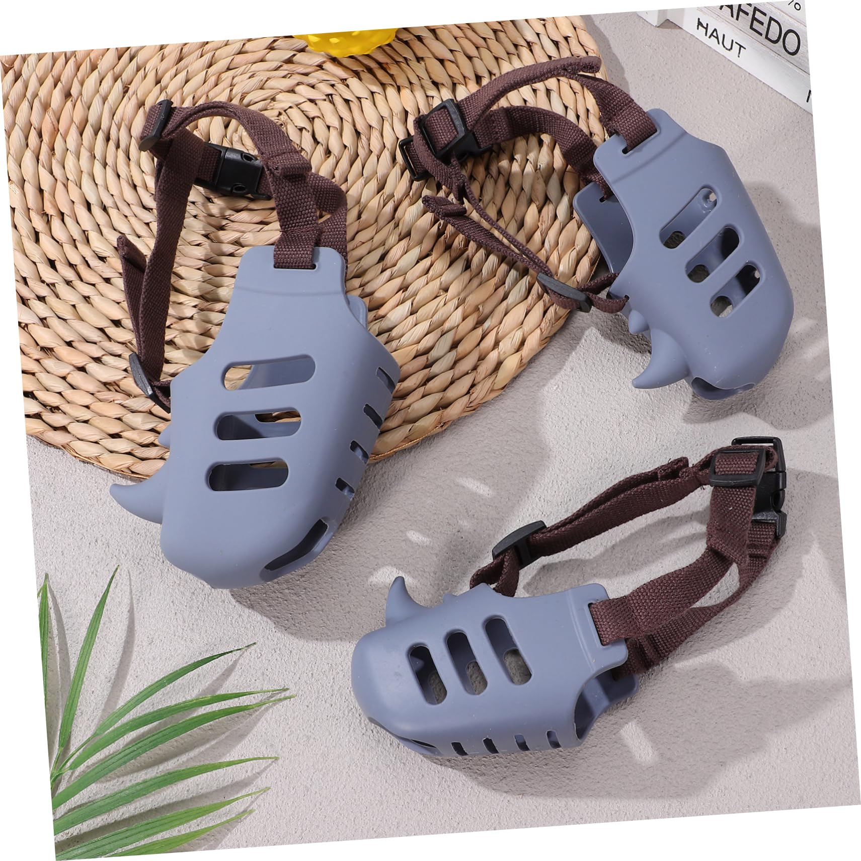 Kisangel Museruola per Cani 3 Pezzi in Silicone Morbido, Antiabbaio e Antizona, per Cani Medi e Grandi, Design Traspirante e Confortevole per Uso Quotidiano
