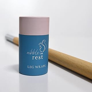 Nibble and Rest Highchair Decorative Leg Wraps, Bamboo Style, Compatible with IKEA Antilop Highchair, Includes 4 Pre-Cut Adhesive Strips