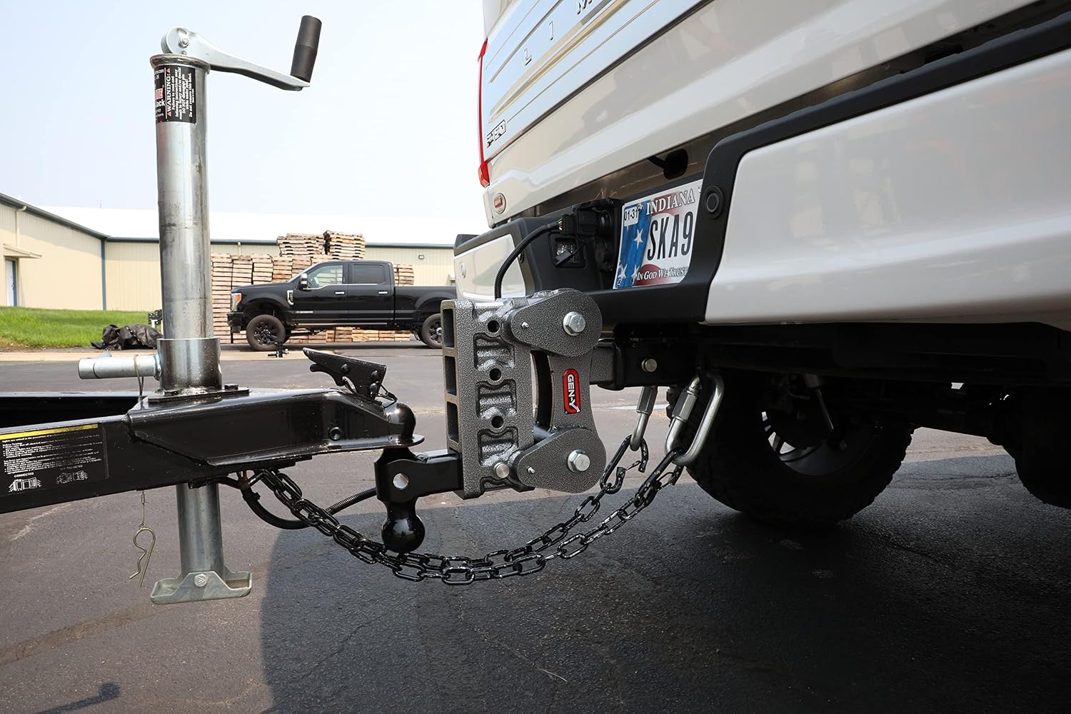 GEN-Y Hitch Heavy Duty Tow Hitch for 2" Receiver - 7.5" Drop/Rise with 5 Adjustable Positions, Includes Dual Ball Mount, Pintle Lock and Pins, 10,000 lbs Towing Capacity, 1,100 lbs Tongue Weight
