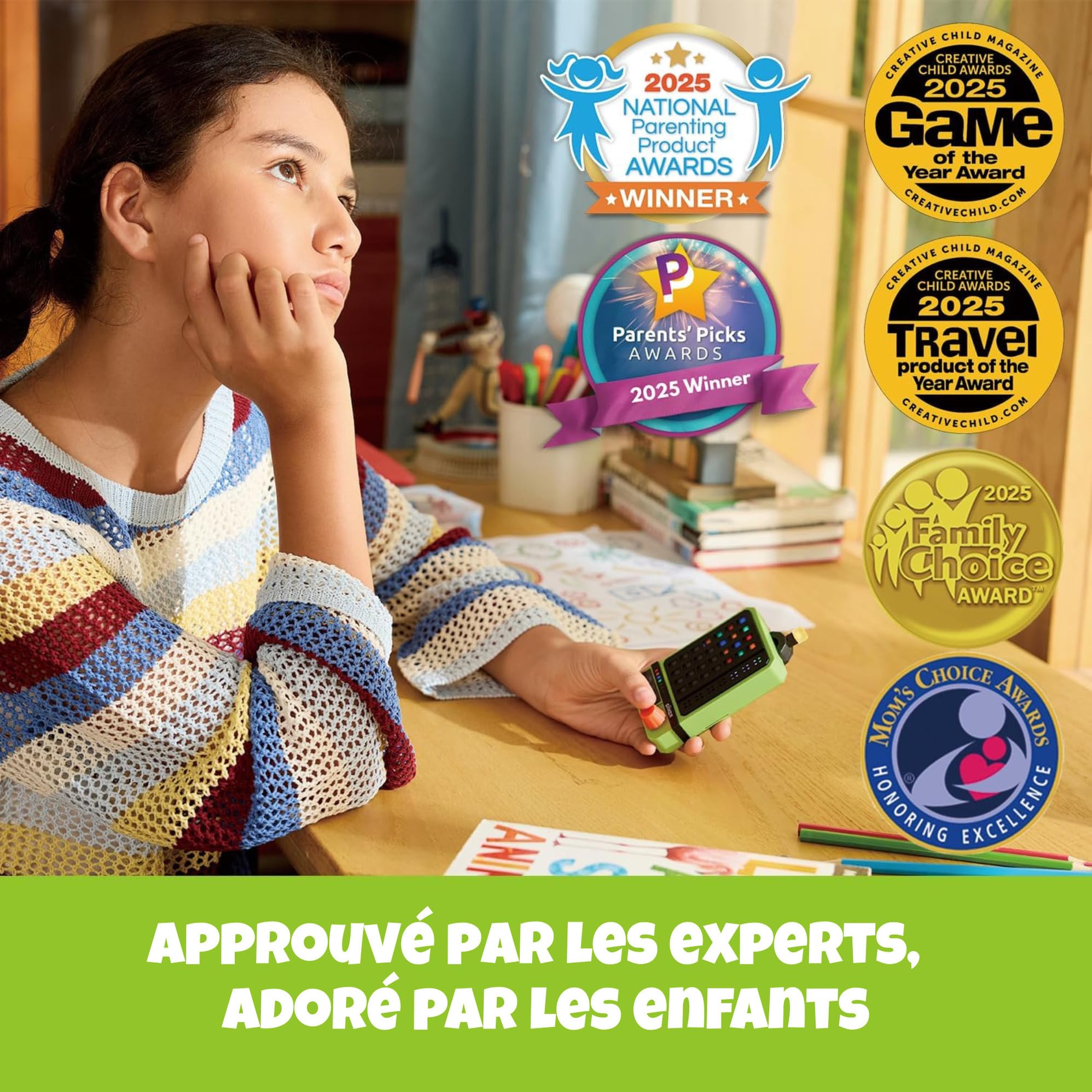 GIIKER Super Decoder - Jeu Électronique de Casse-Code | 600 Niveaux | Casse-tête Numérique à 4 Chiffres | Mode Solo & Duo | Jeu de Réflexion Portable pour Enfants & Adultes