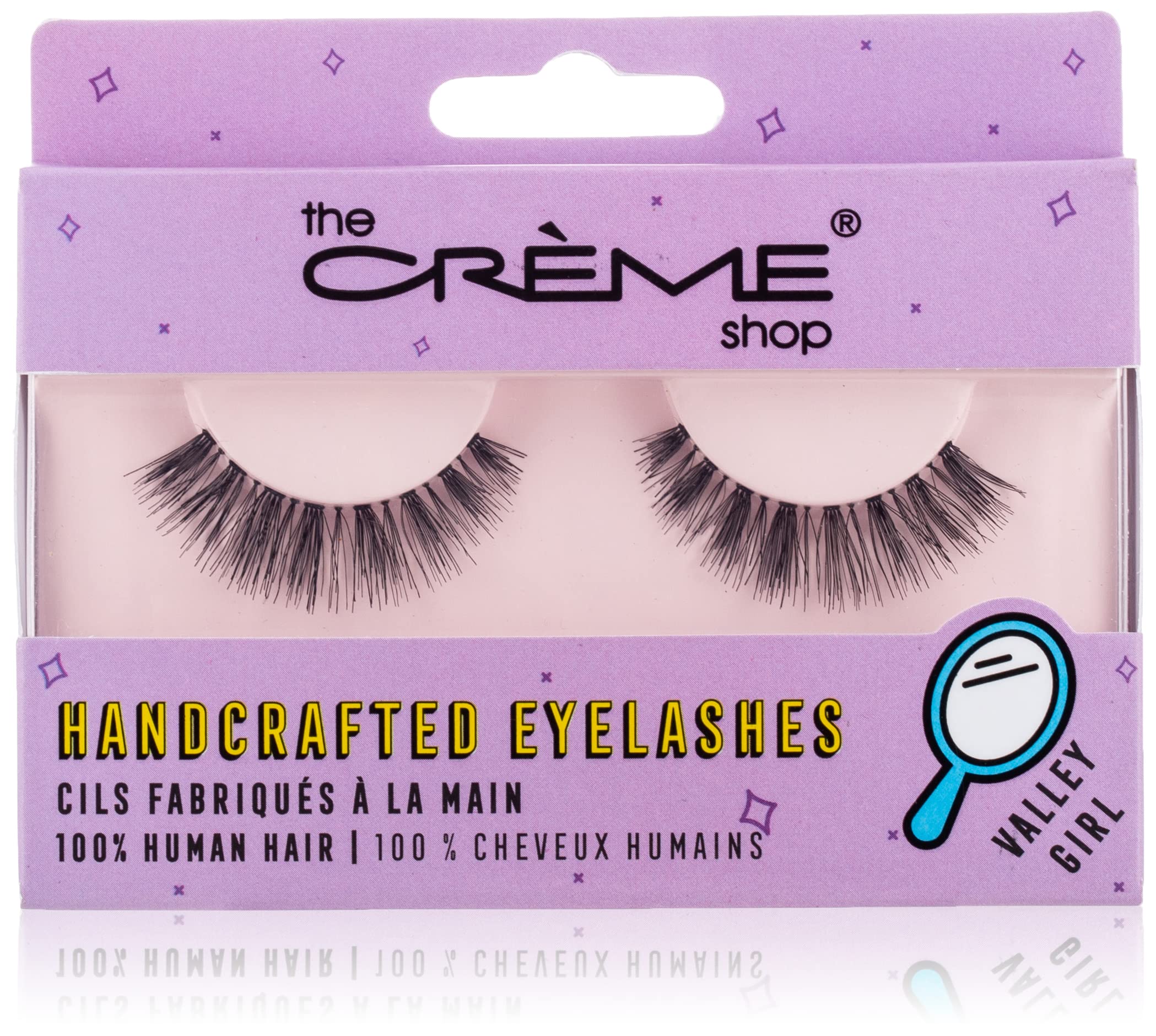 The Crème Shop Natural Defining Eye Lashes. Made With 100% Human Hair -Valley Girl