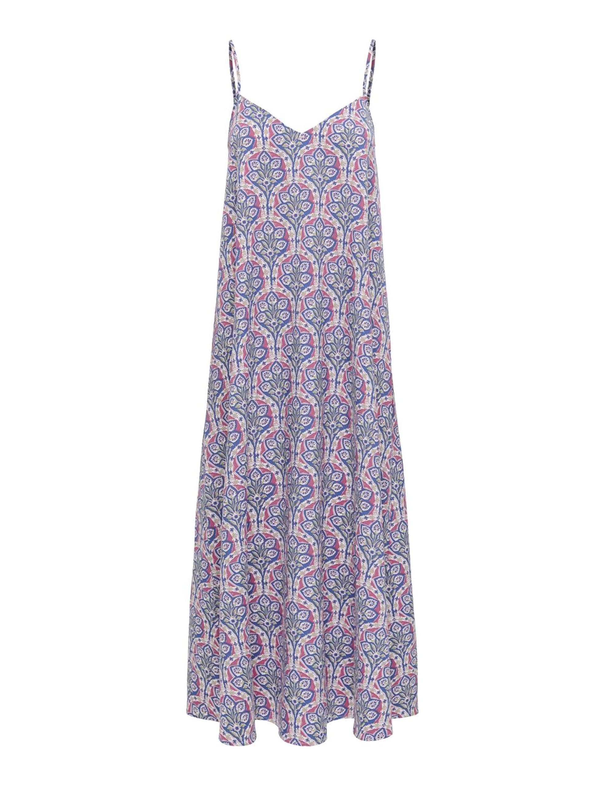 Onlnova Life Vis Roxy Long Dress AOP, Honeysuckle, M