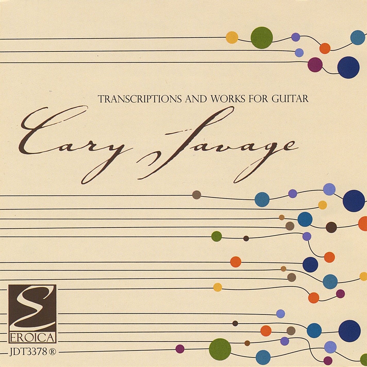 Transcriptions & Works for Guitar [Audio CD] Savage, Carey