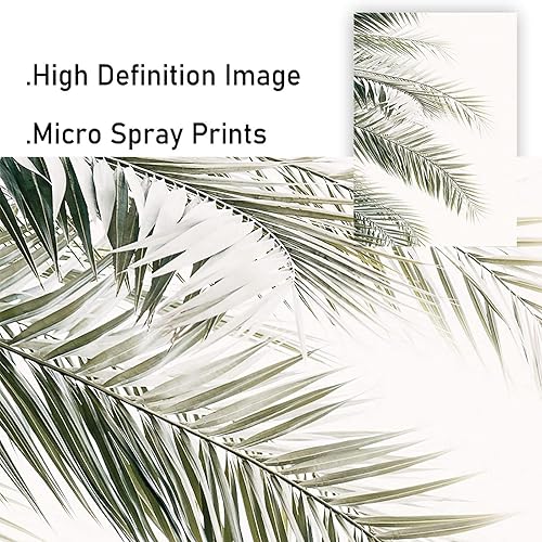 Miniatura 7 de 3 piezas de lienzo pastel de paisaje de playa, lienzo de palmera, arte bohemio de playa, impresión de pared de palmera, pintura de lienzo de paisaje