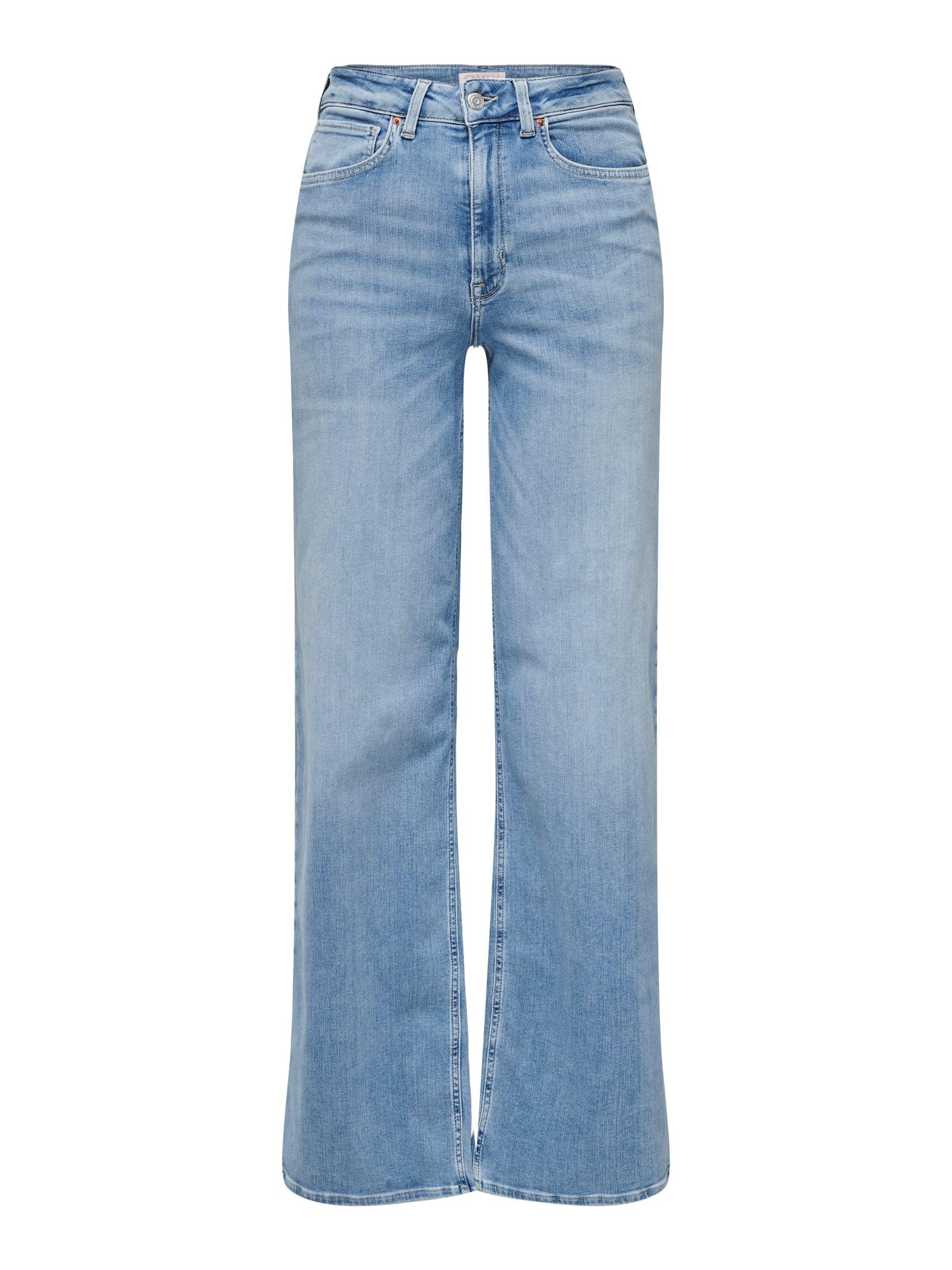 ONLY Damen Jeans 15282975 Light Blue Denim M-34
