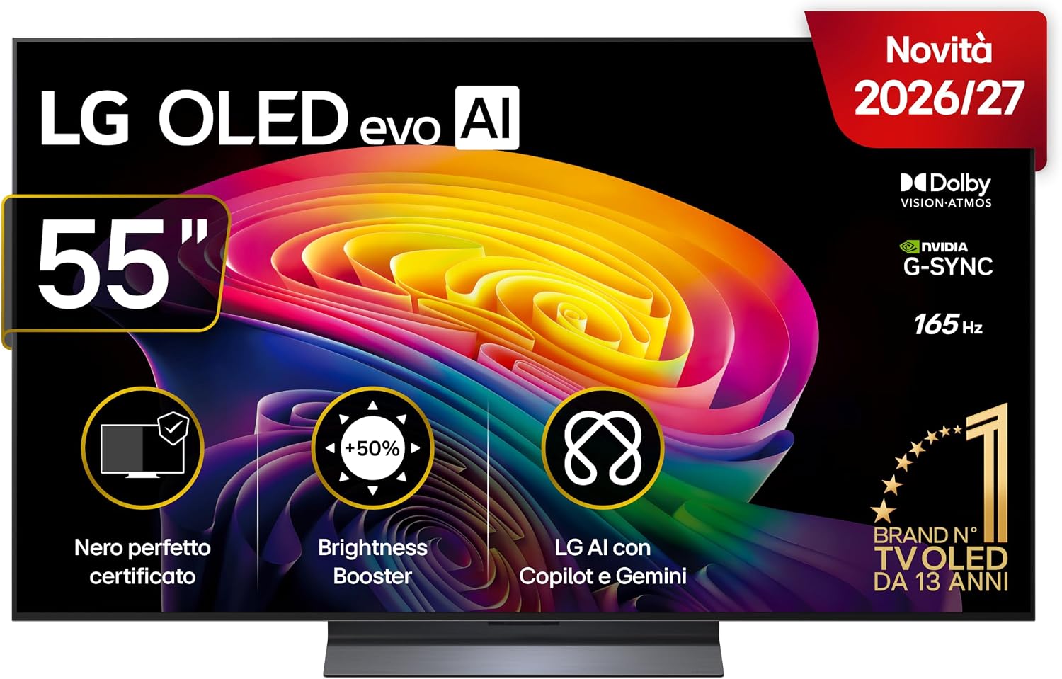 LG OLED evo AI 55 Pollici, Serie C6 2026 Smart TV 4K - OLED55C64LA