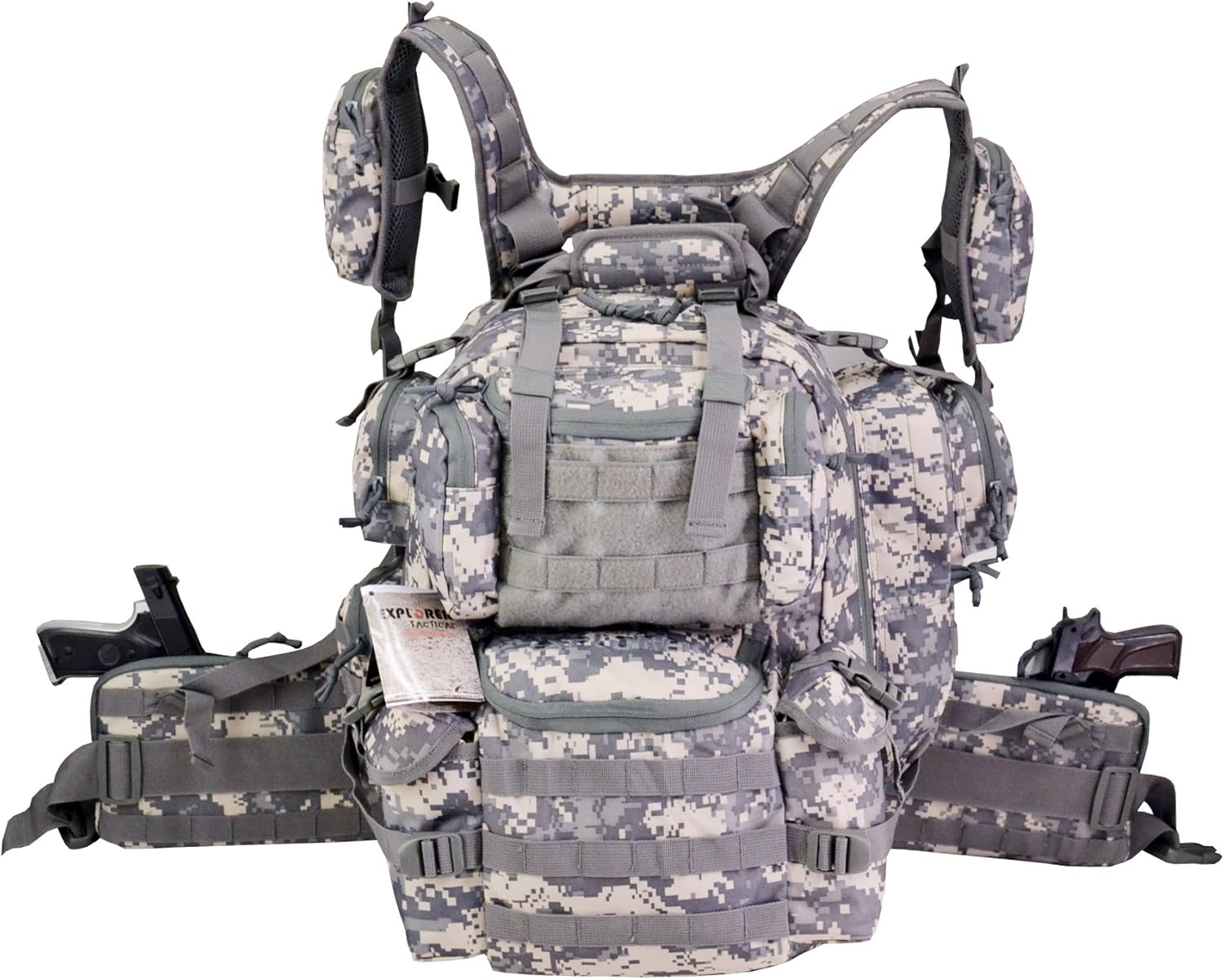 Explorer Tactical Gun Concealment Backpack With Molle Webbing Hydration Ready