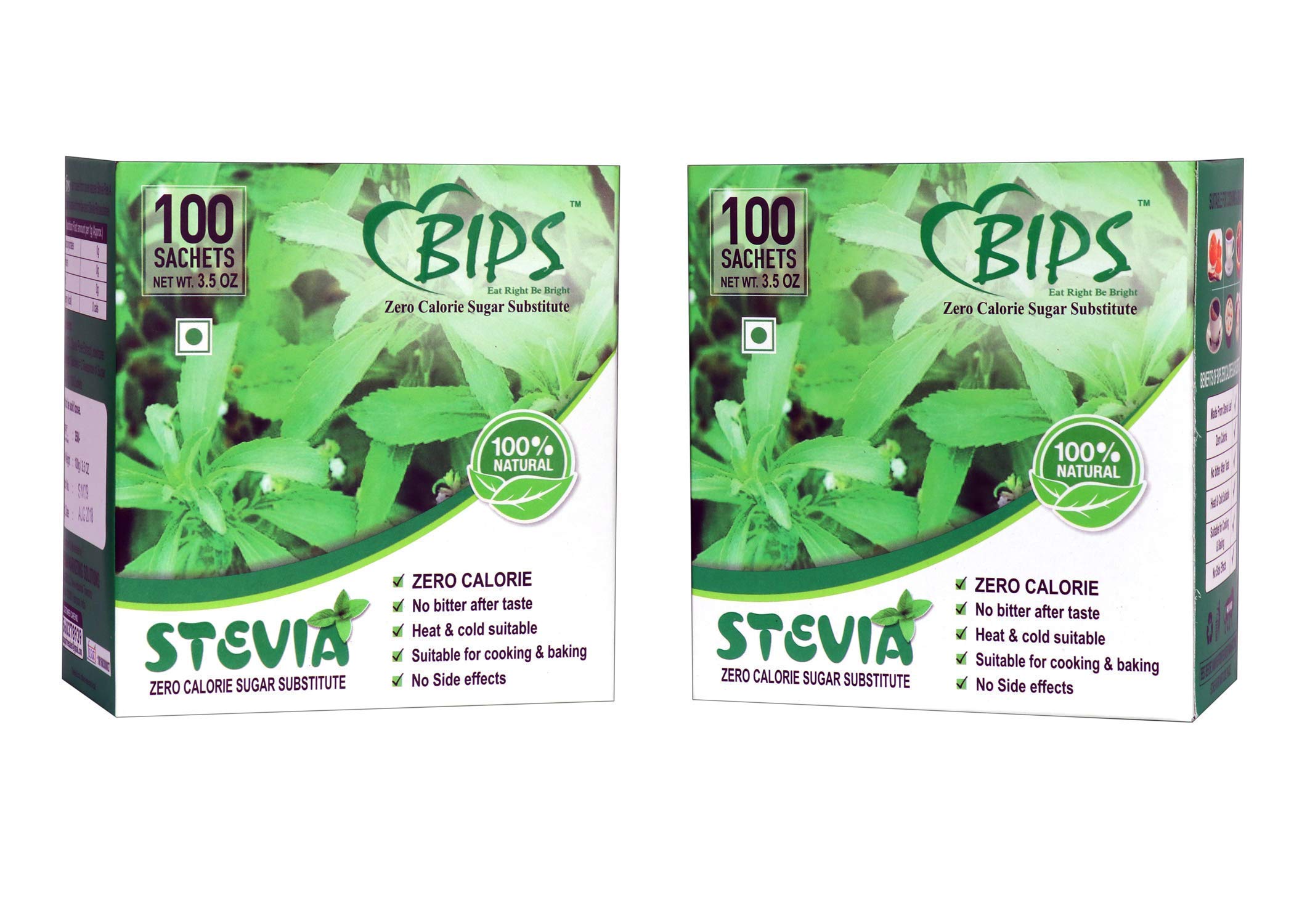 BIPS Stevia 1Gm 100 Sachets Box Pack Of 2 (B07PMSTFDM) Amazon Price History, Amazon Price Tracker