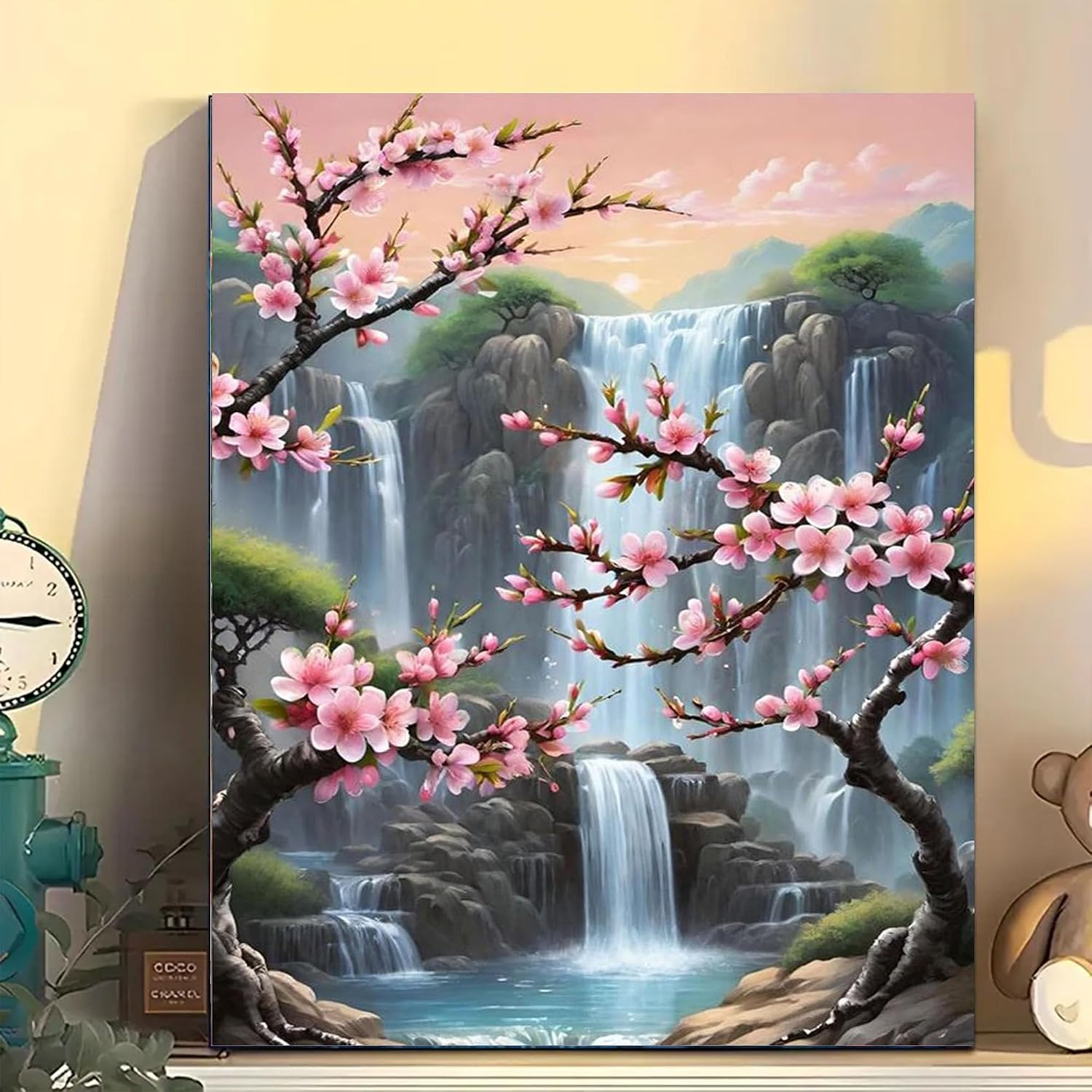 Arttoplus Waterfall Paint by Numbers Kit for Adults Beginner 16x20 inch image 3