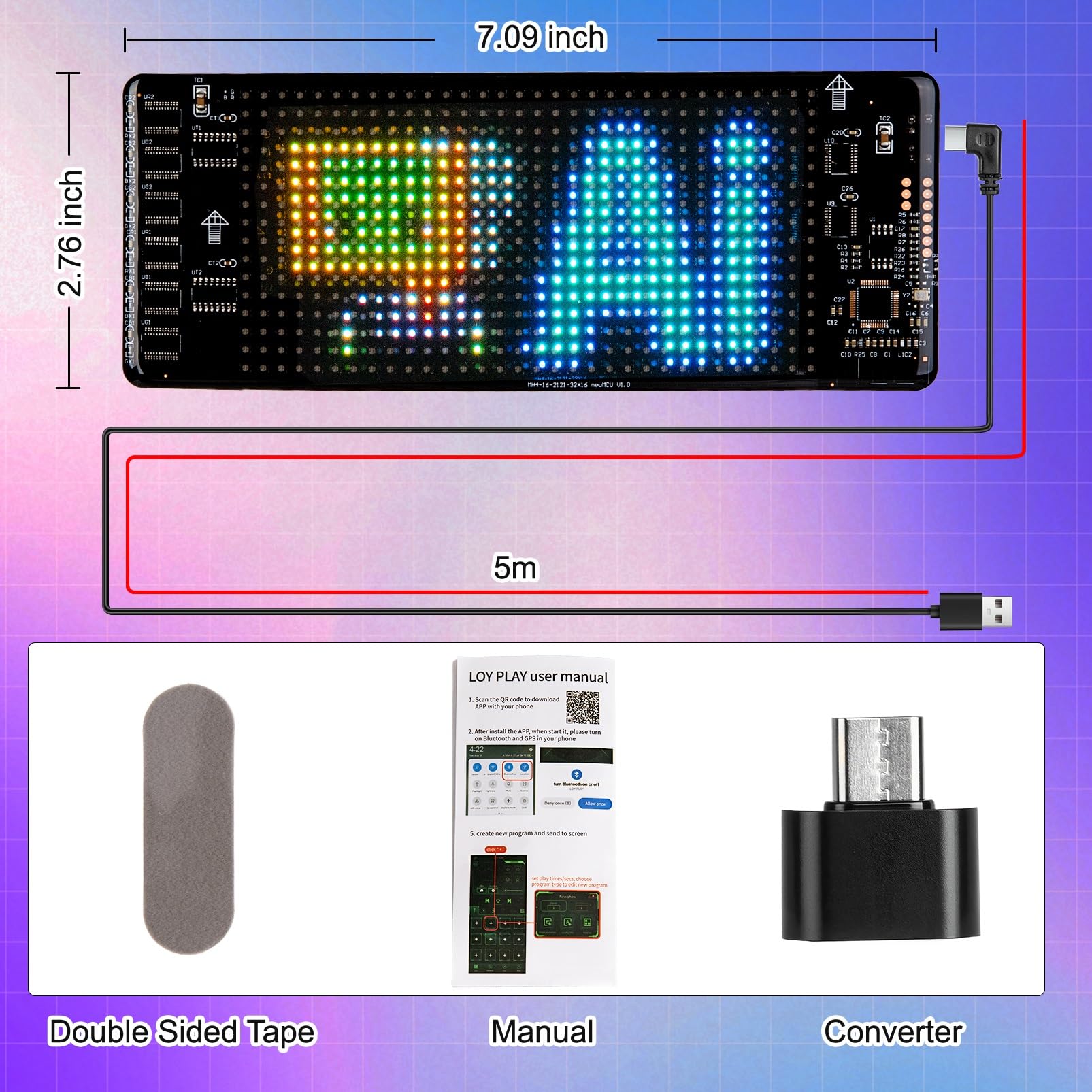 Untrxr Programmable Light for Car,7