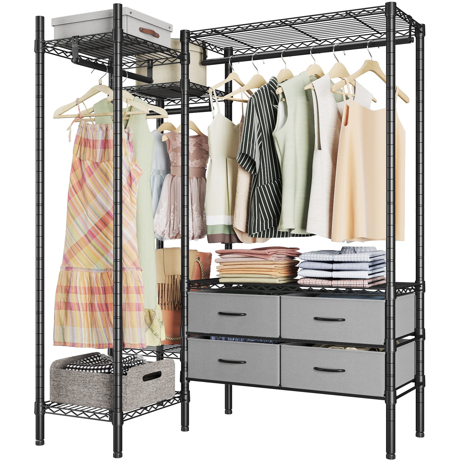 Buy VIPEK L20 L Shaped Garment Rack Corner Adjustable Clothing Rack