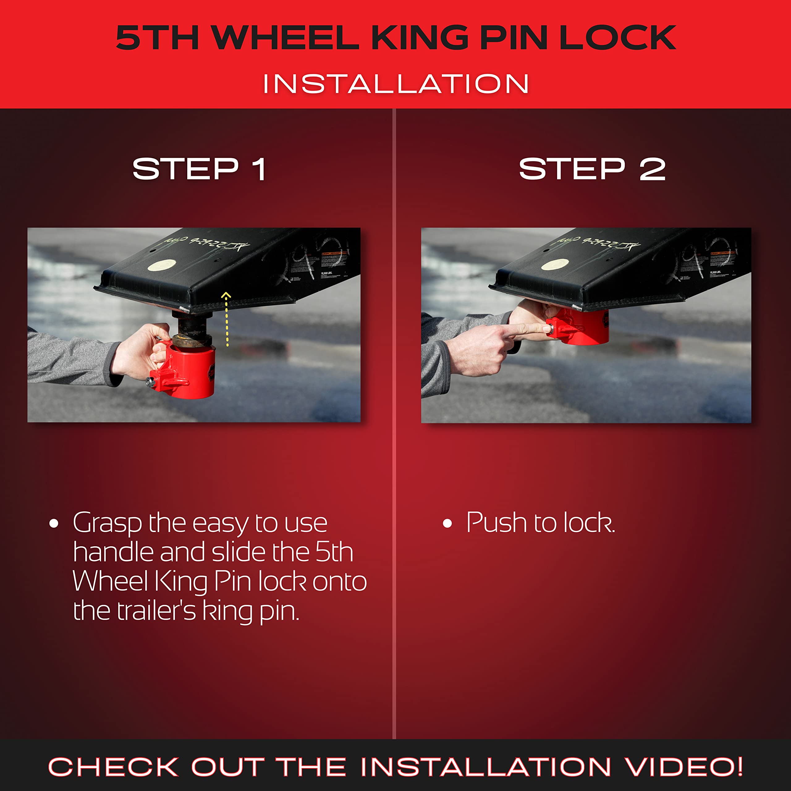 Cerradura De Enganche Gooseneck, Candado Para Remolque, Metal Robusto