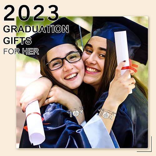 Miniatura 3 de GLIVEOR Regalos de graduación para ella 2022, pulseras de graduación de clase 2022, regalos de graduación, pulseras de dijes para la escuela