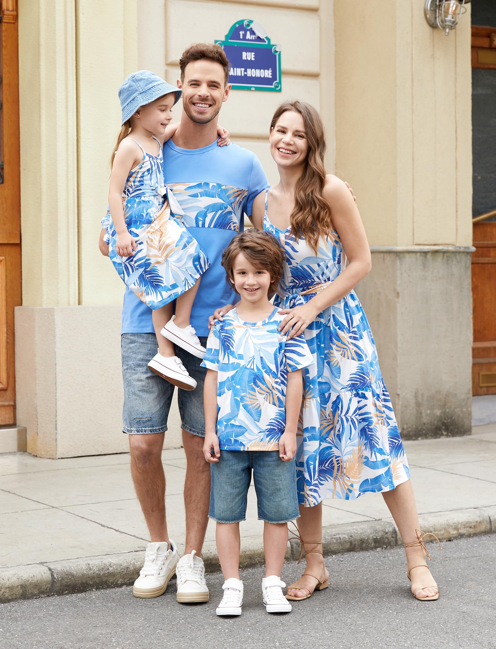 Patpat Family Matching Outfits Mommy And Me Dresses Spaghetti