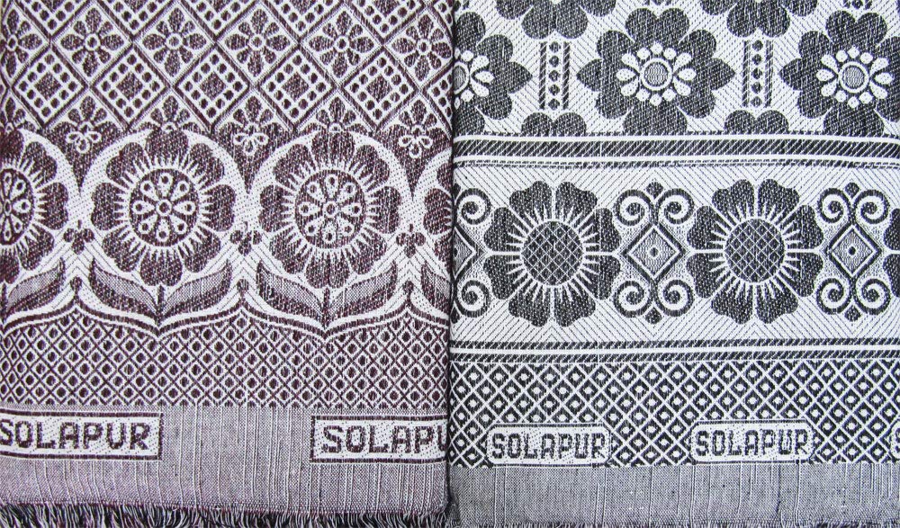 Buy Textilekart Pure Cotton Traditional Solapur Chaddar Single Blanket