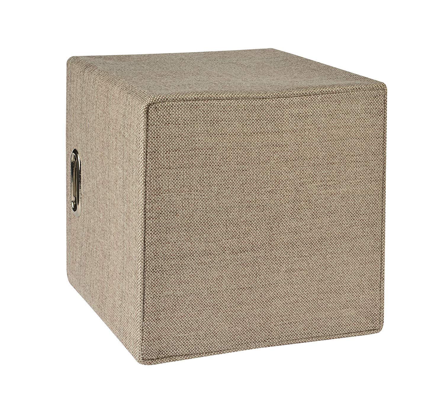 Collapsible Storage Cubes Bins, Foldable HeavyDuty Burlap