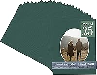 Vista 110 de CountryArtHouse Marco ovalado de 11 x 14 pulgadas, sin ácido, con núcleo blanco, corte biselado para fotos de 8 x 10 pulgadas, se adapta a marcos